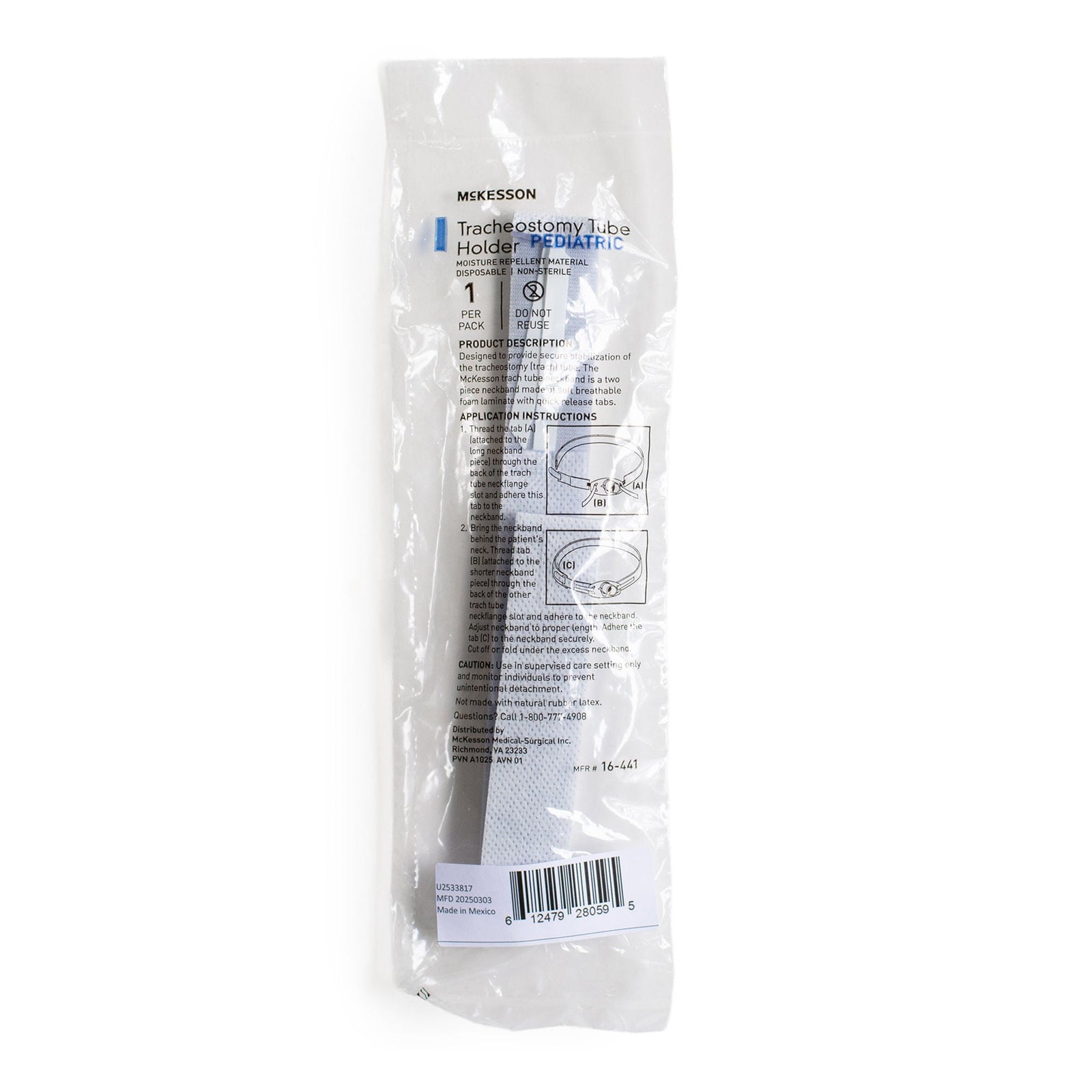 McKesson 16-441 Pediatric Tracheostomy Tube Holder