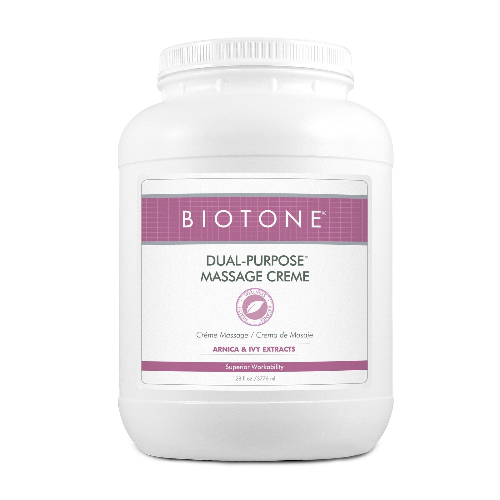 Massage Treatment BIOTONE Dual Purpose 1 gal. Jar Creme