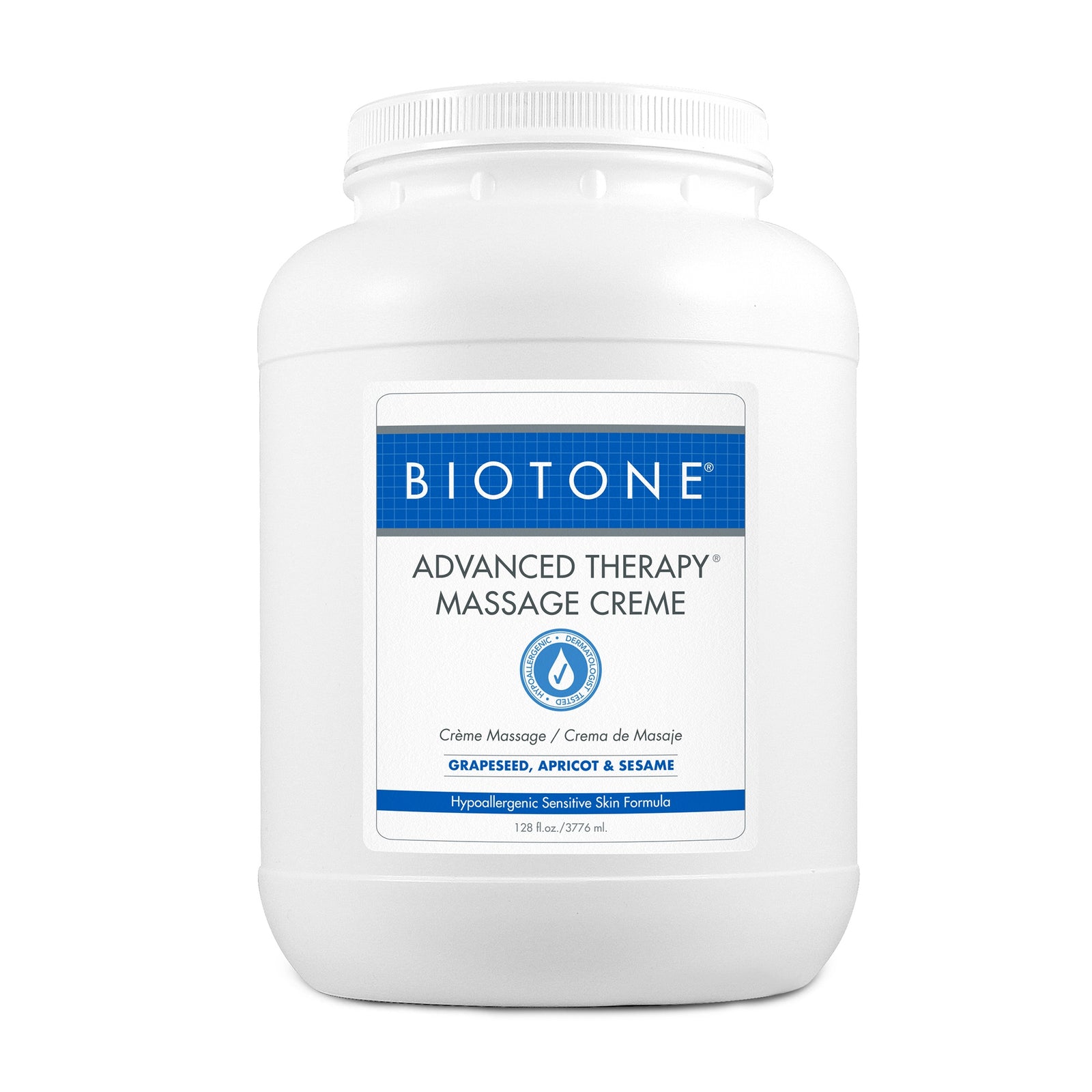 BIOTONE Advanced Therapy Massage Cream, 1 Gallon