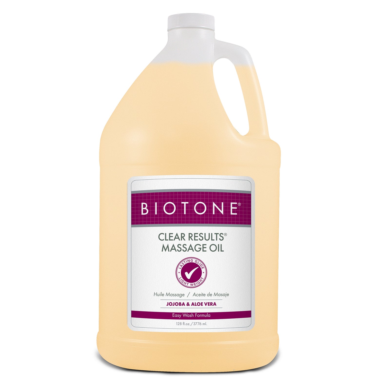 Massage Treatment BIOTONE Clear Results 1 gal. Jug Unscented Oil