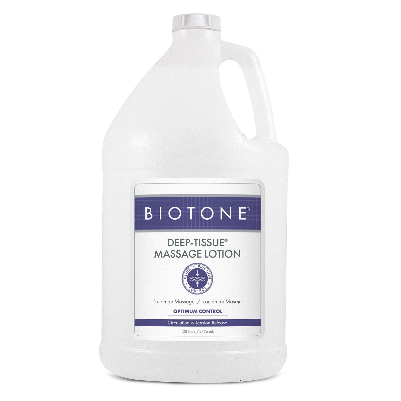 Massage Treatment BIOTONE Deep Tissue 1 gal. Jug Unscented Lotion