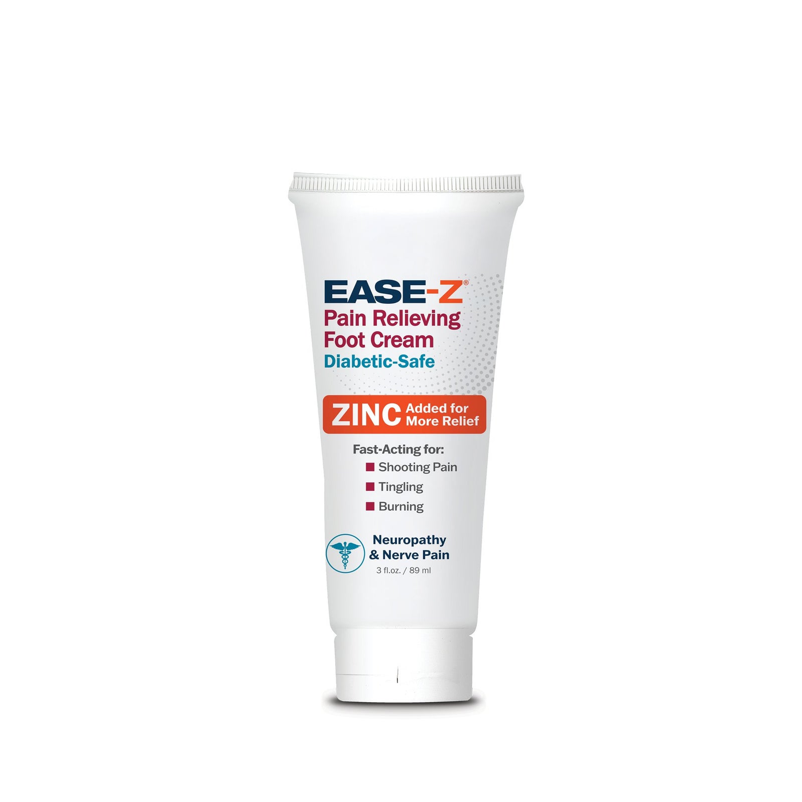 NATURAL THOUGHTS Foot Diabetics Ease-Z Pain Relieving Cream, 3 oz