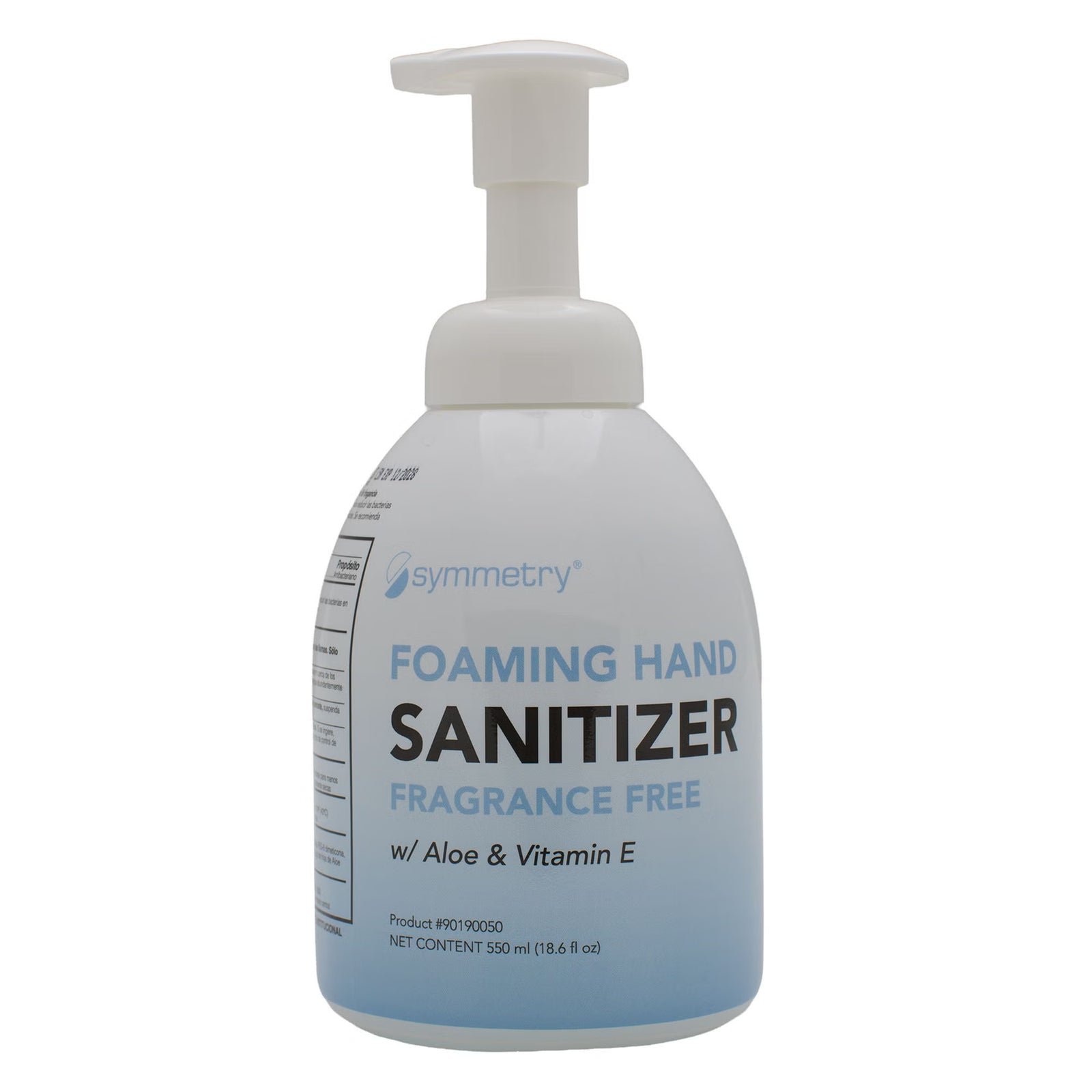Buckeye Symmetry Foaming Hand Sanitizer with Aloe & Vitamin E, Fragrance Free, 550 mL