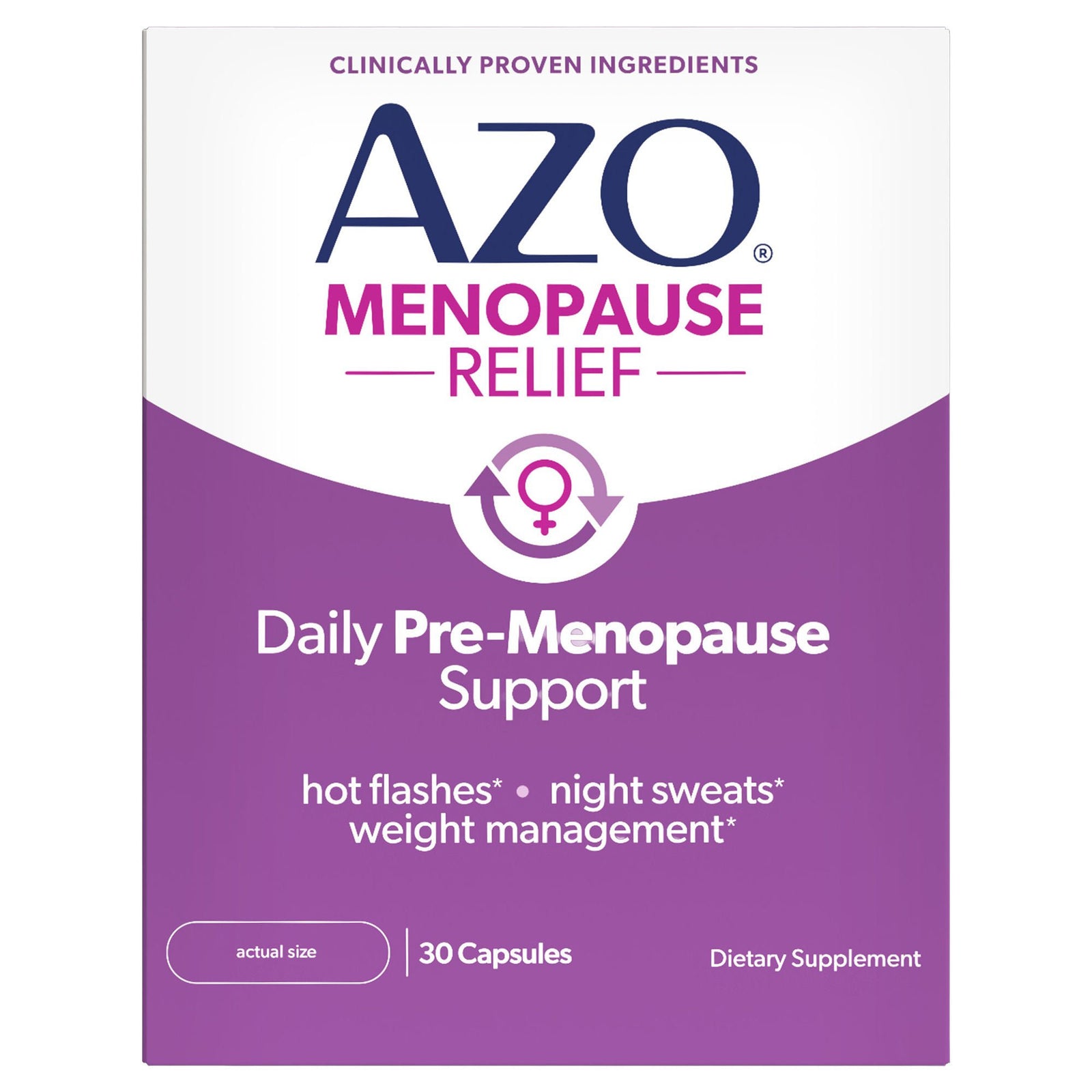 AZO Premeno Relief Tablets, 30 ct, Case of 12