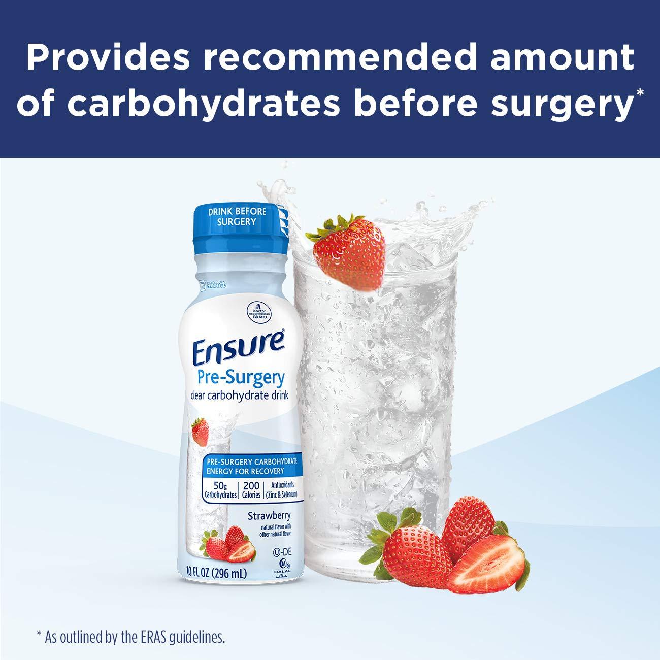 Ensure Pre-Surgery product with serving glass