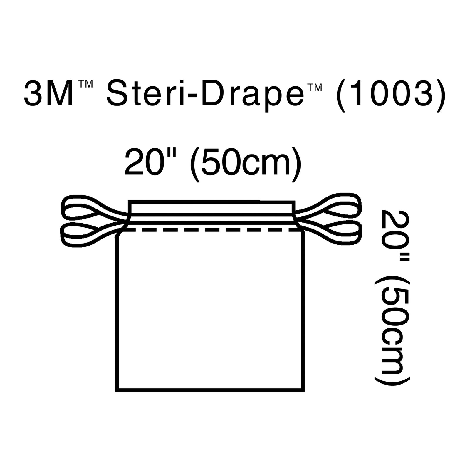 3M™ Steri-Drape™ Isolation Bag Surgical Drape 20" x 20"