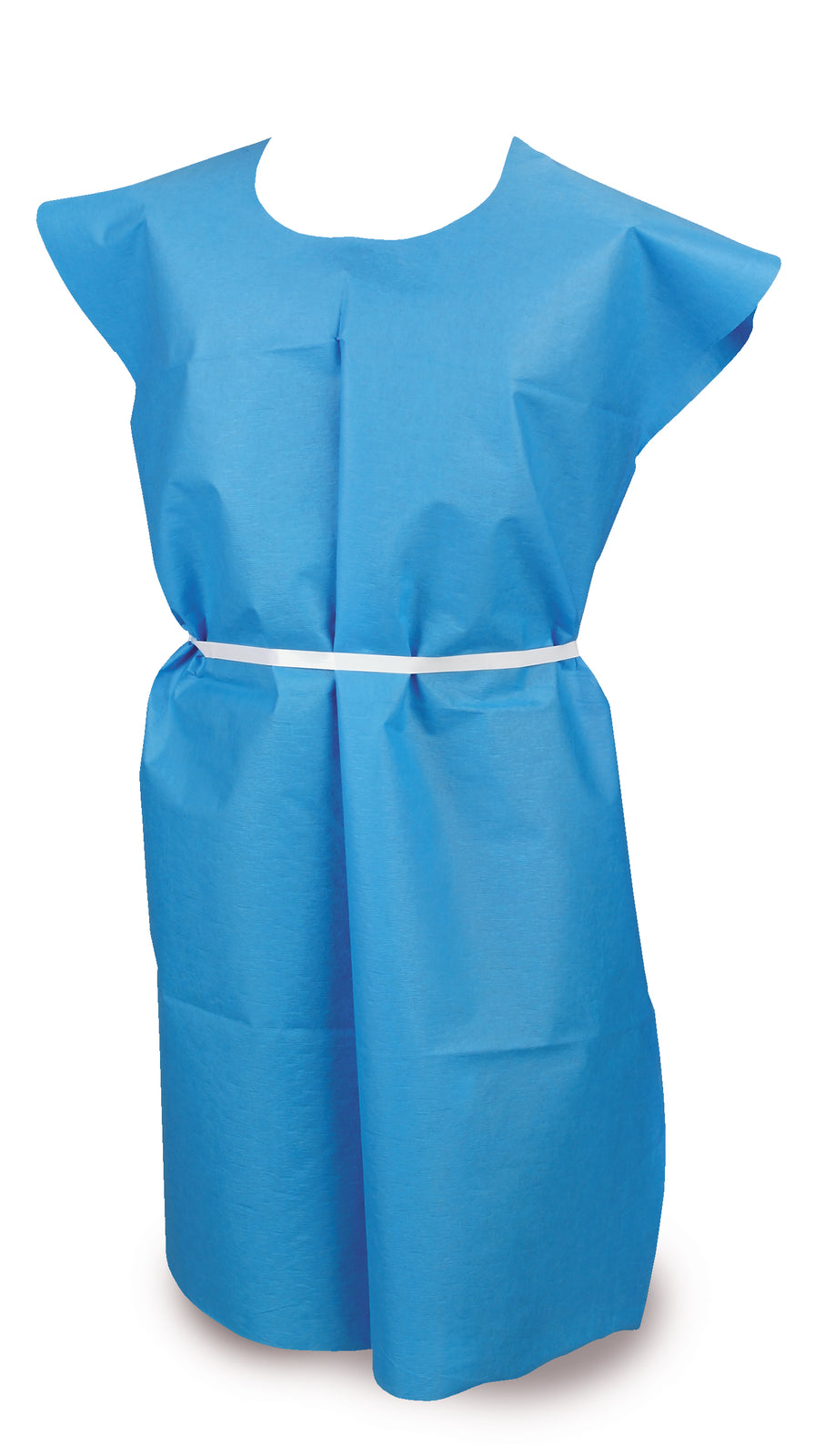 McKesson Patient Exam Gown Blue Disposable 30 x 42 Inch