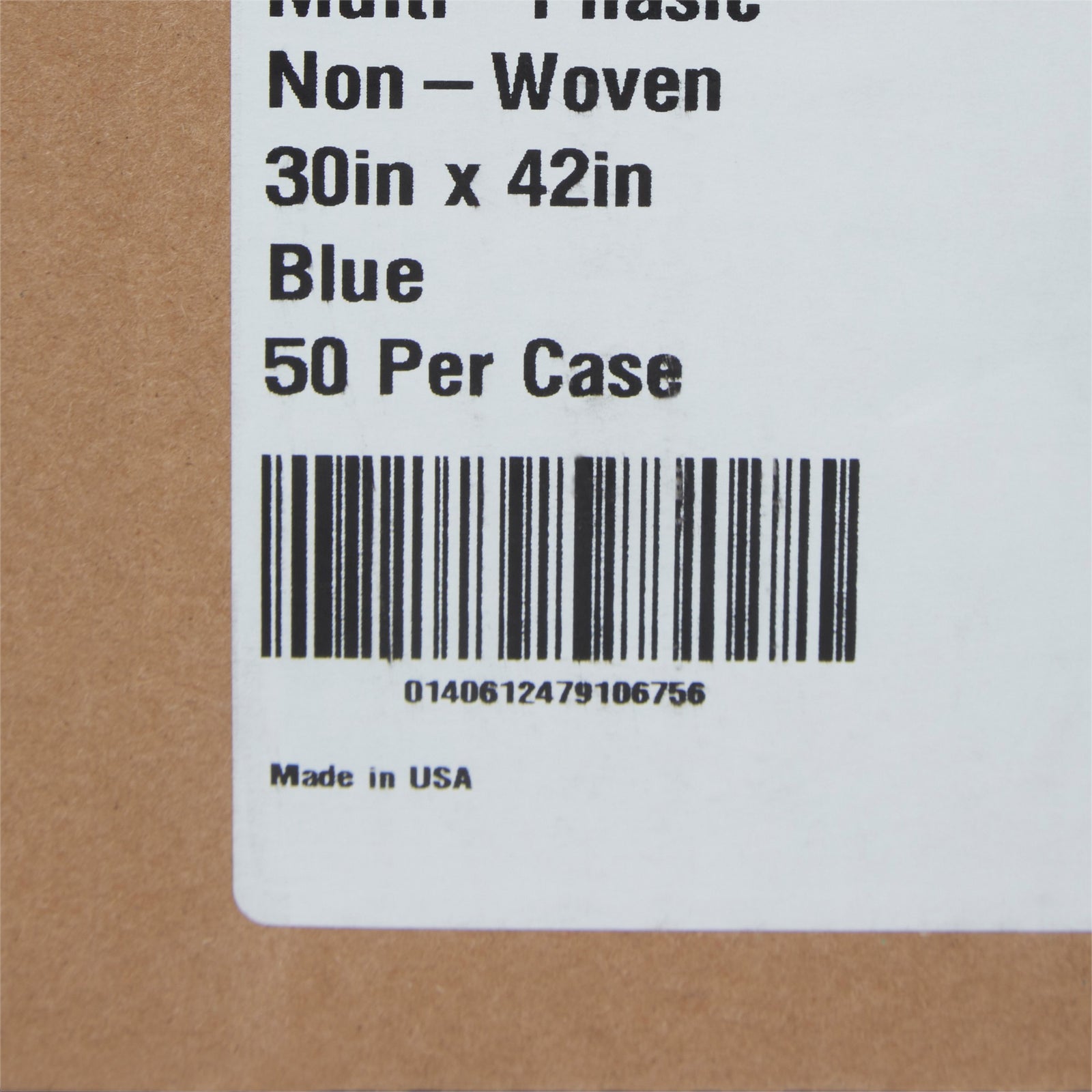 McKesson Patient Exam Gown Blue Disposable 30 x 42 Inch