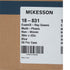 McKesson Patient Exam Gown Blue Disposable 30 x 42 Inch