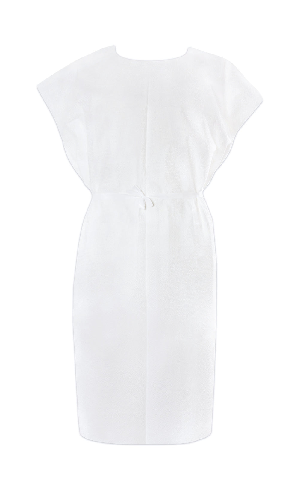 McKesson Patient Exam Gown One Size Fits Most White Disposable