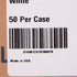 McKesson Patient Exam Gown One Size Fits Most White Disposable