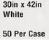 McKesson Patient Exam Gown One Size Fits Most White Disposable