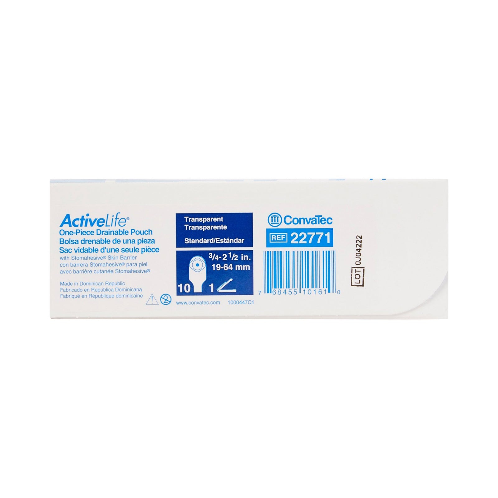 ActiveLife® One-Piece Colostomy Pouch