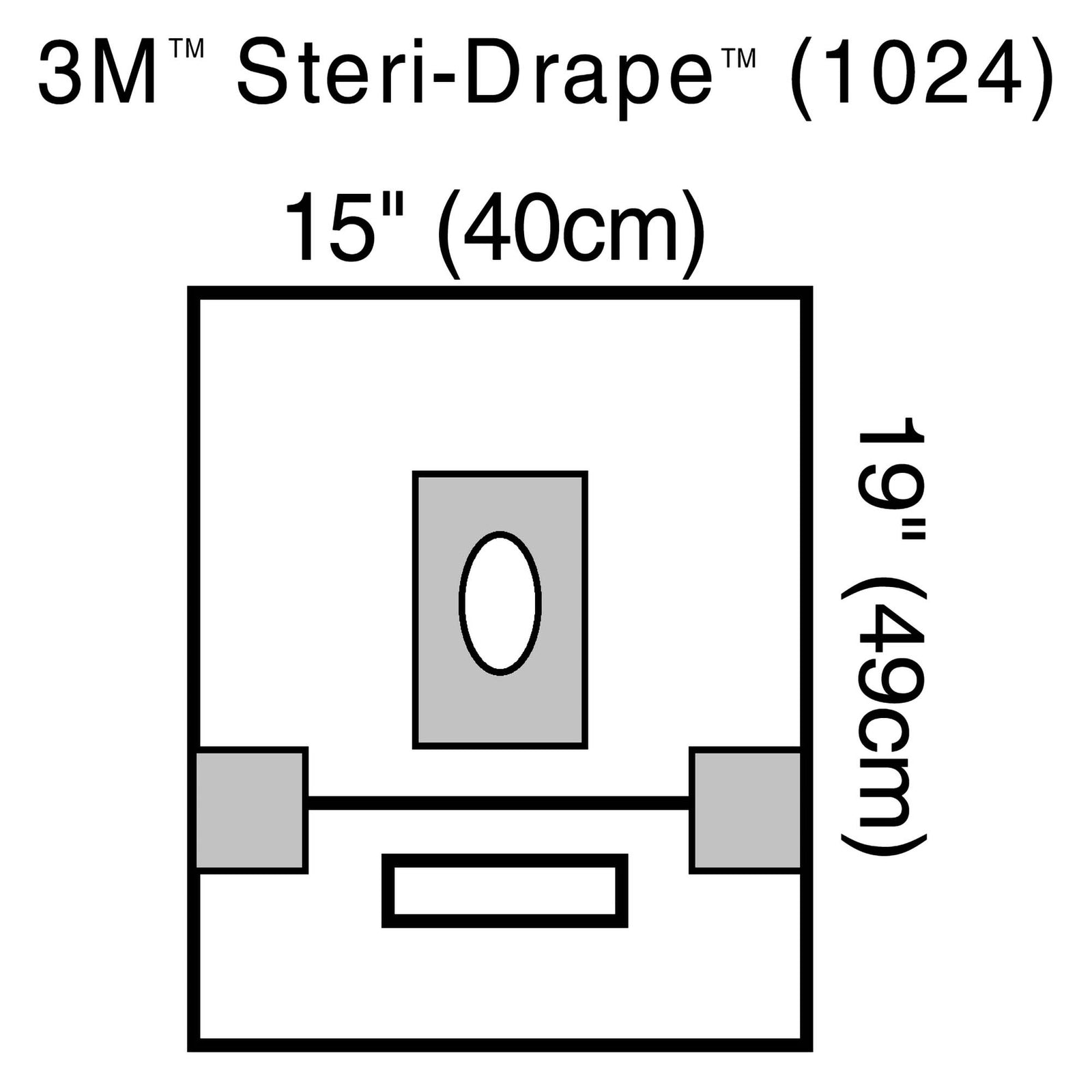 3M Steri-Drape Aperture Drape with Fluid Collection Pouch