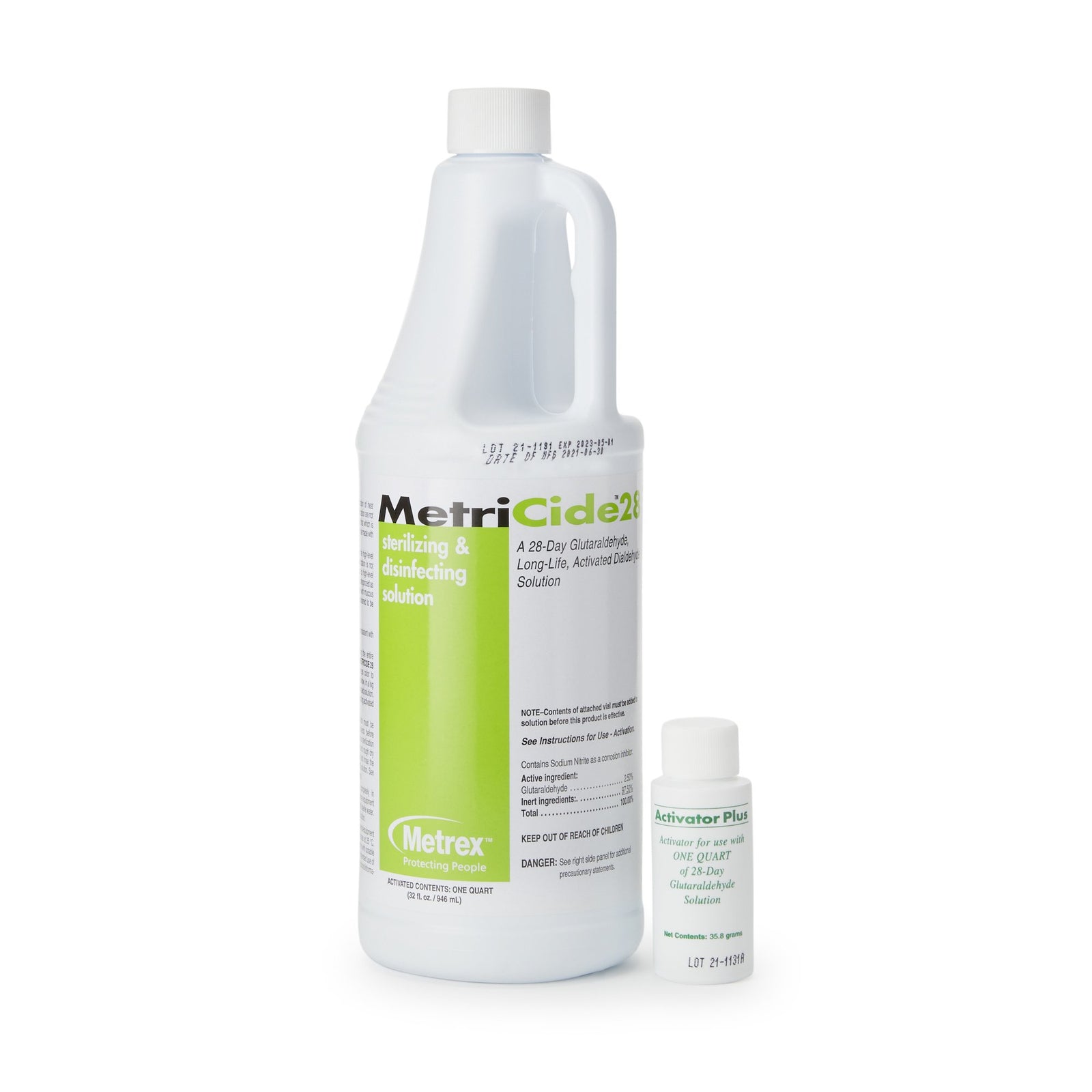 MetriCide Glutaraldehyde Long Life Disinfectant, 1 Quart