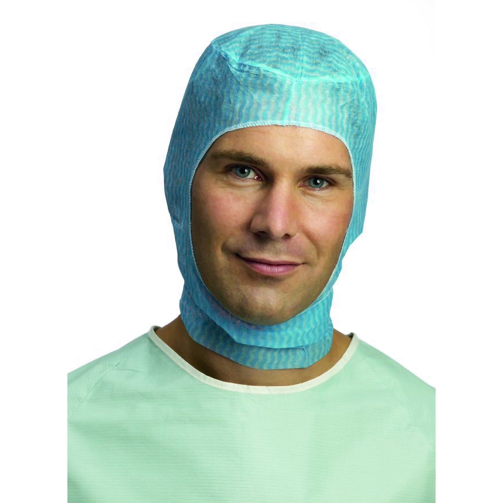 Surgical Head Covering Blue Tie Closure One Size Fits Most