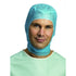 Surgical Head Covering Blue Tie Closure One Size Fits Most