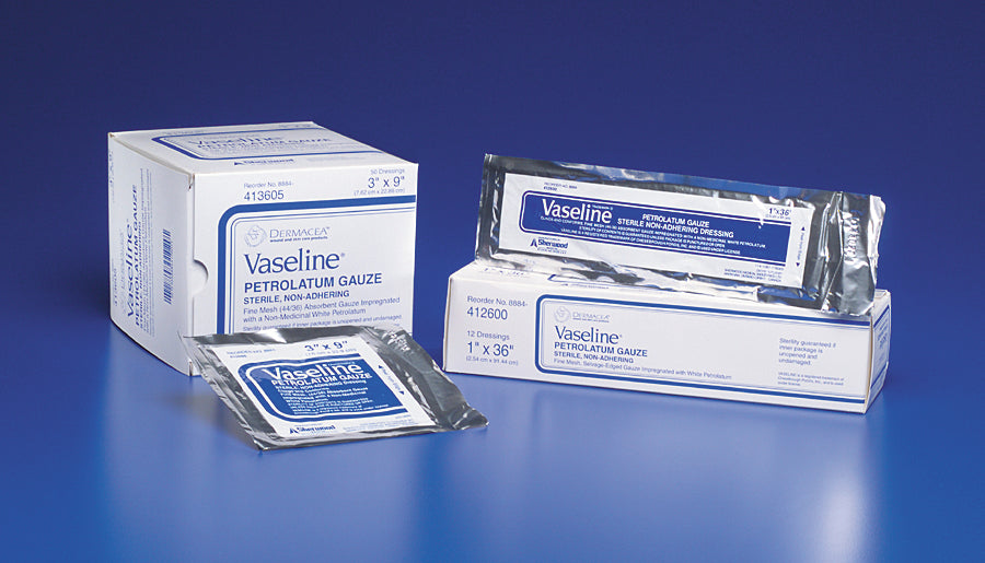 Kendall Vaseline Petrolatum Impregnated Dressing