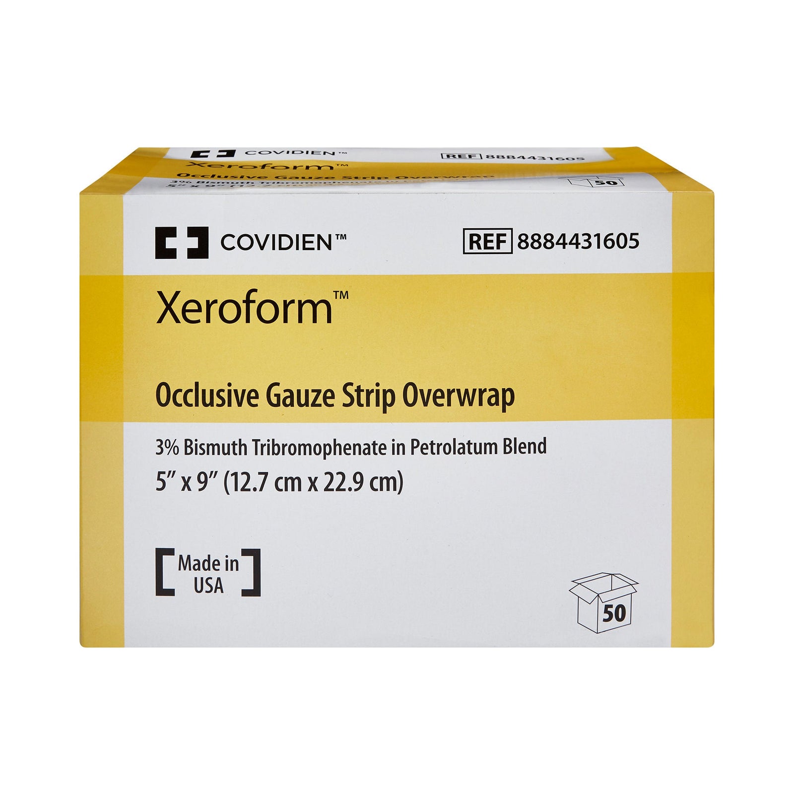 Cardinal Health Xeroform Overwrap Dressing 5 x 9 Inch
