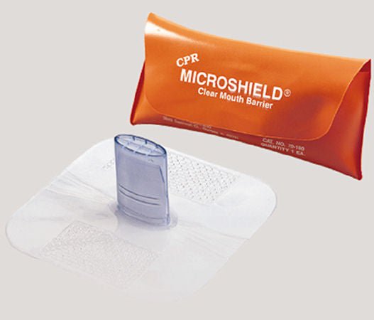 Medline Microshield CPR Clear Plastic CPR Shield