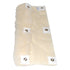 Wheelchair Armrest Cushion Pair - White Synthetic Sheepskin
