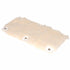 Wheelchair Armrest Cushion Pair - White Synthetic Sheepskin