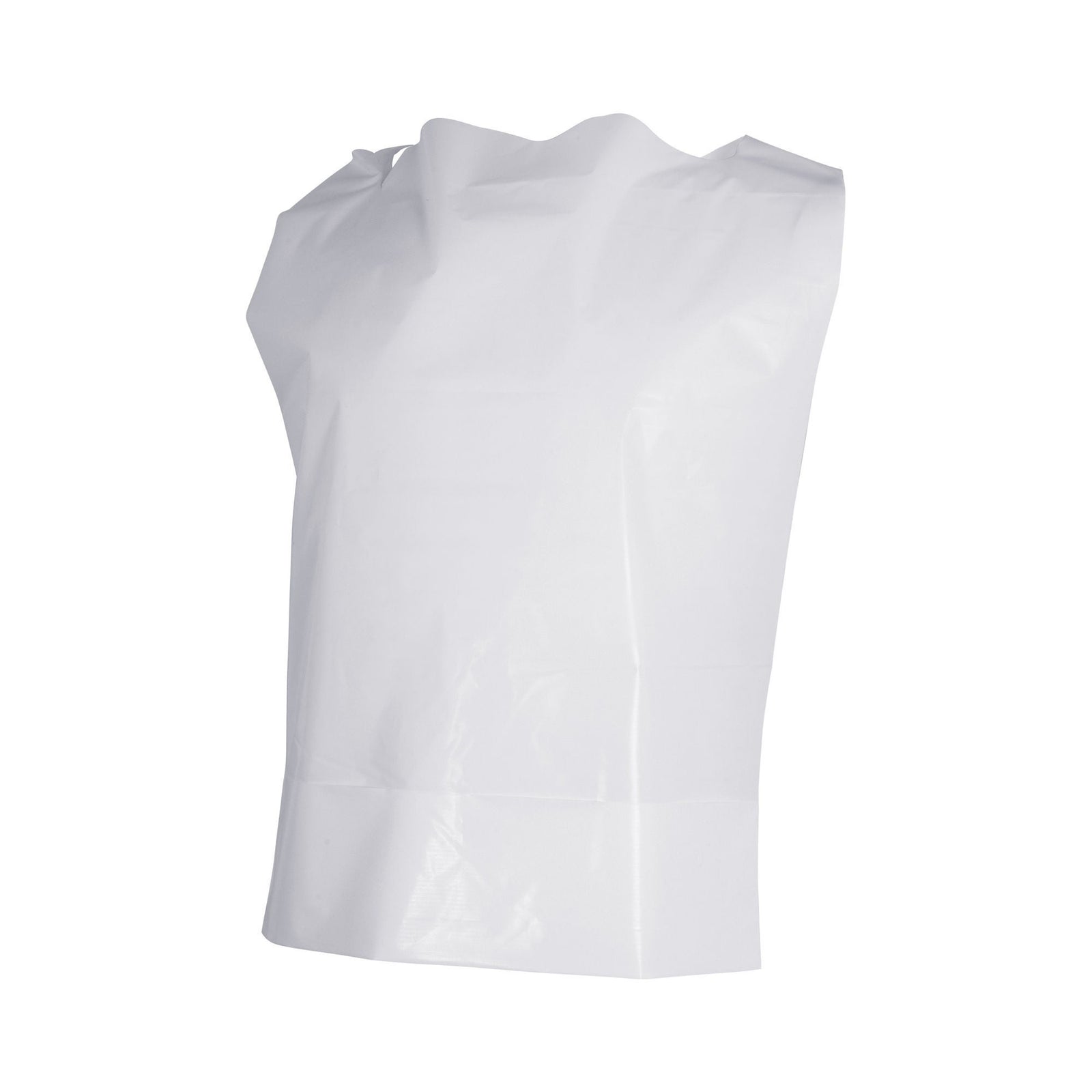 McKesson Adult Poly Bib with Pocket, White, 16 x 24 Inch