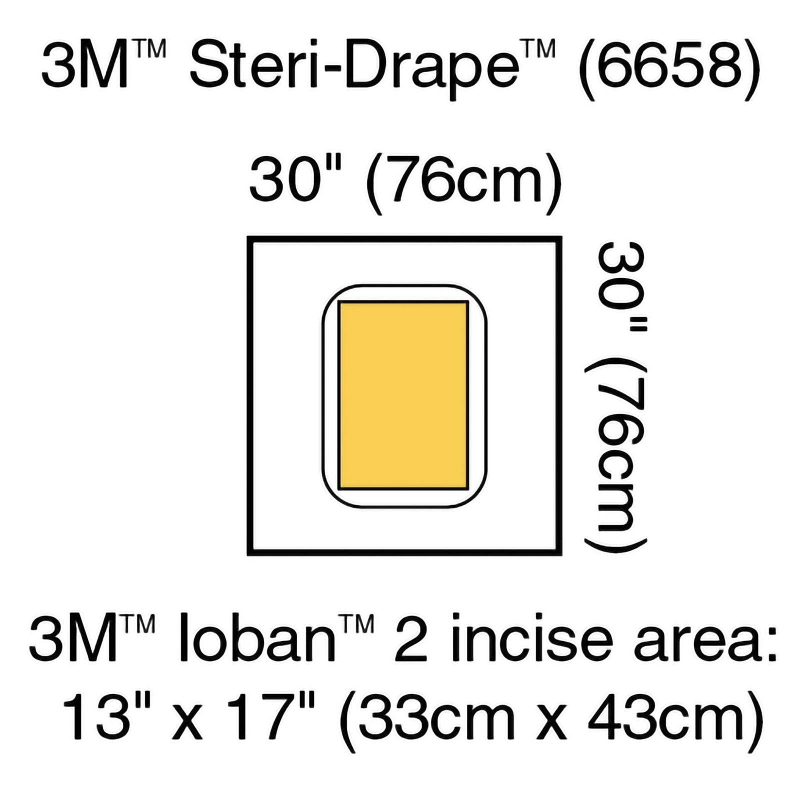 3M™ Steri-Drape™ Large Pouch with Incise Film Surgical Drape