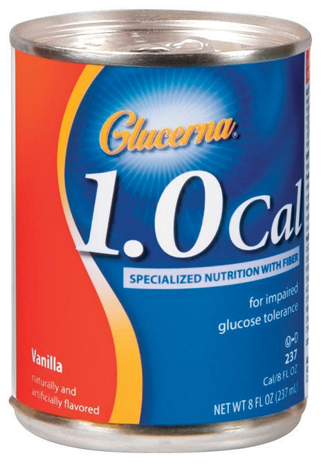 ABBOTT NUTRITION Glucerna 1.0 Cal, Vanilla Ready-to-Drink, 8 oz