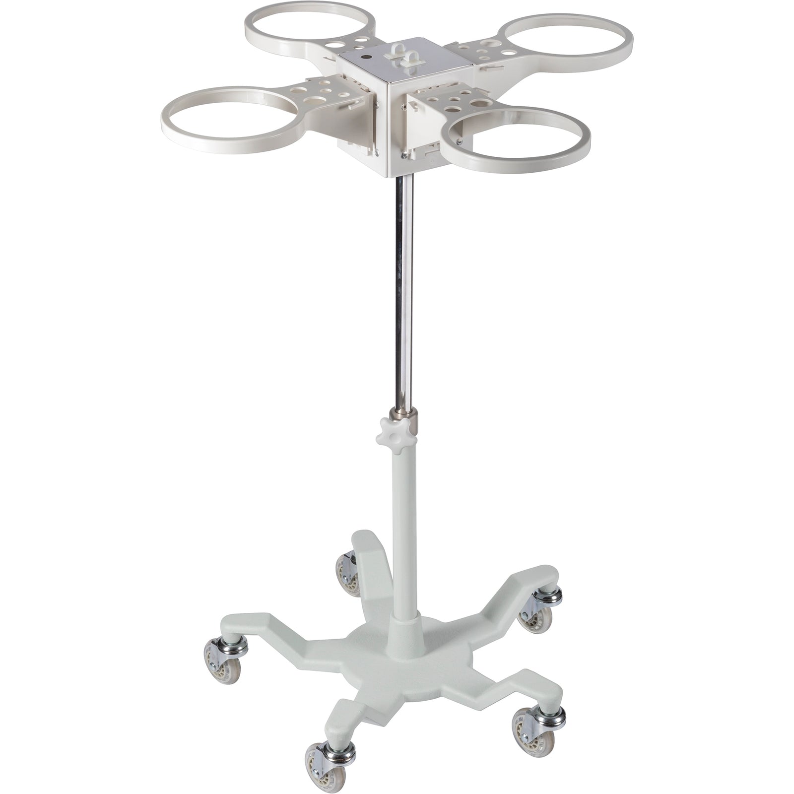 Bemis Healthcare 4-Canister Hi-Low Suction Canister Stand