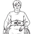Skil-Care™ Wheelchair Safety Belt with Hook and Loop Closure