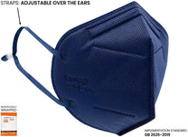 Adjustable Ear Loops / Regular (Ages 9-12) / Denim