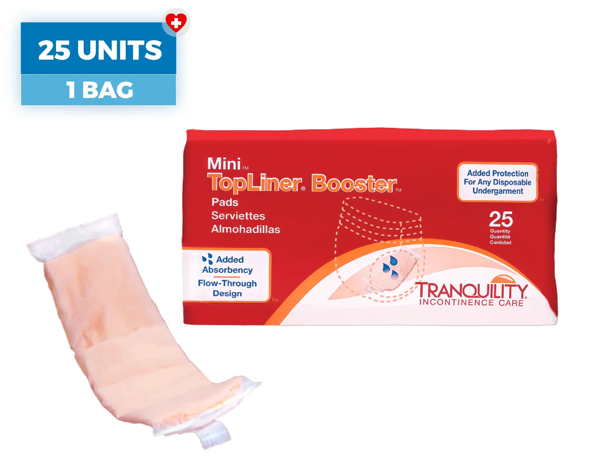 Tranquility TopLiner Booster Pads