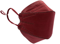 3D KN95 Adjustable Earloops / Burgundy / Small