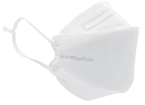 3D KN95 Adjustable Earloops / White / Small