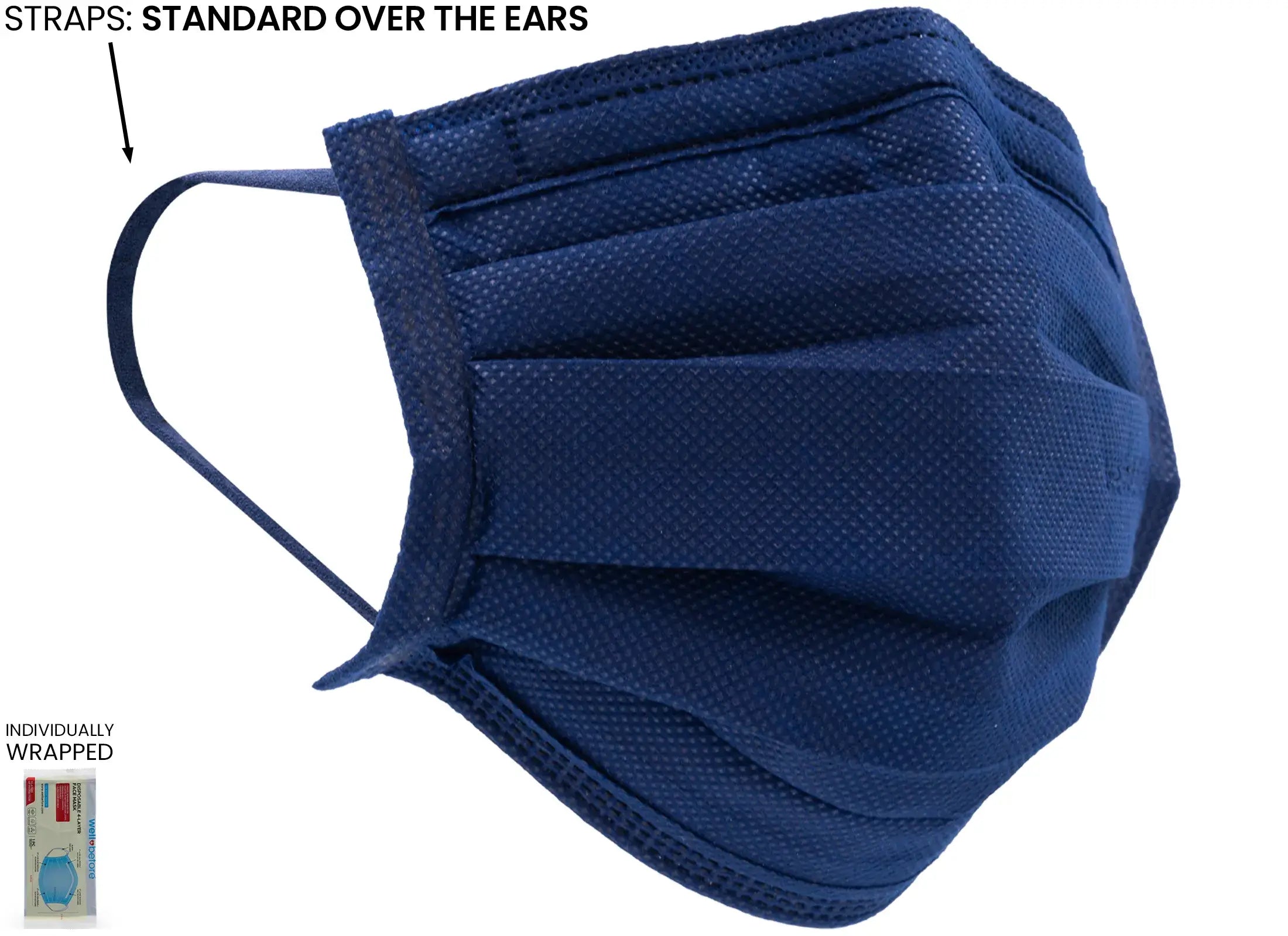 Disposable 4-Ply Mask