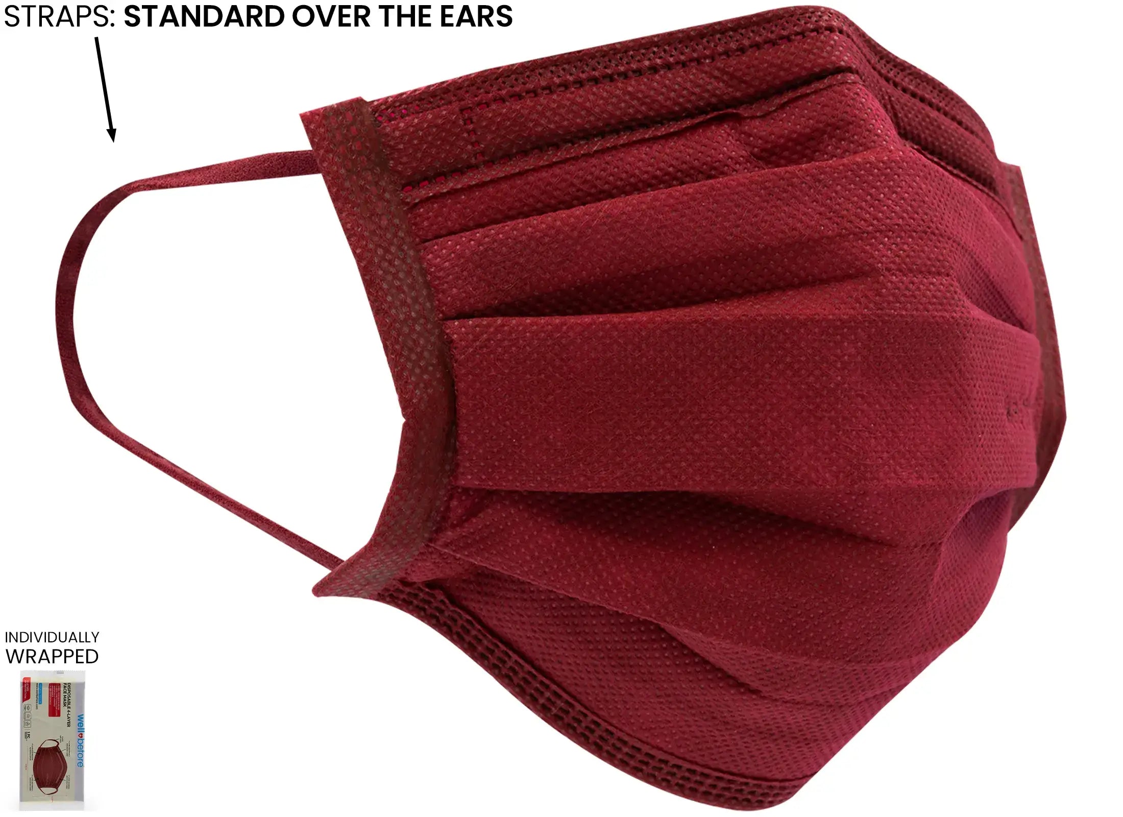 Disposable 4-Ply Mask