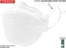 KN95 3D Pro Face Mask | Premium 3D Fit, Anti-fogging, Adjustable Ear Loops