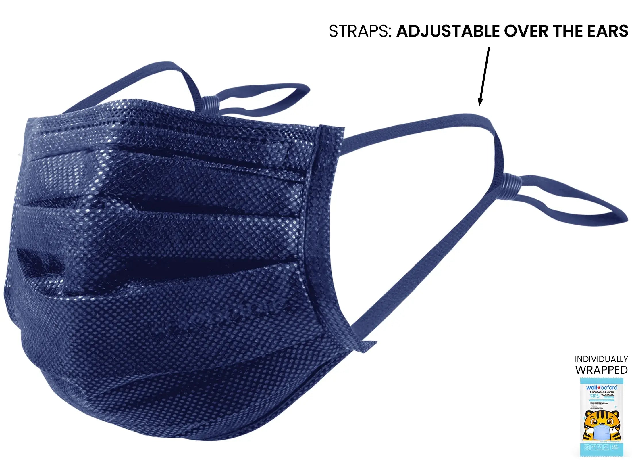 Disposable 4-Ply Kids Mask