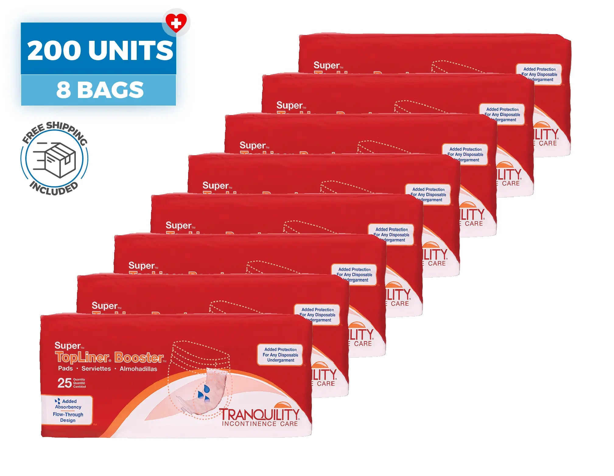 Tranquility TopLiner Booster Pads