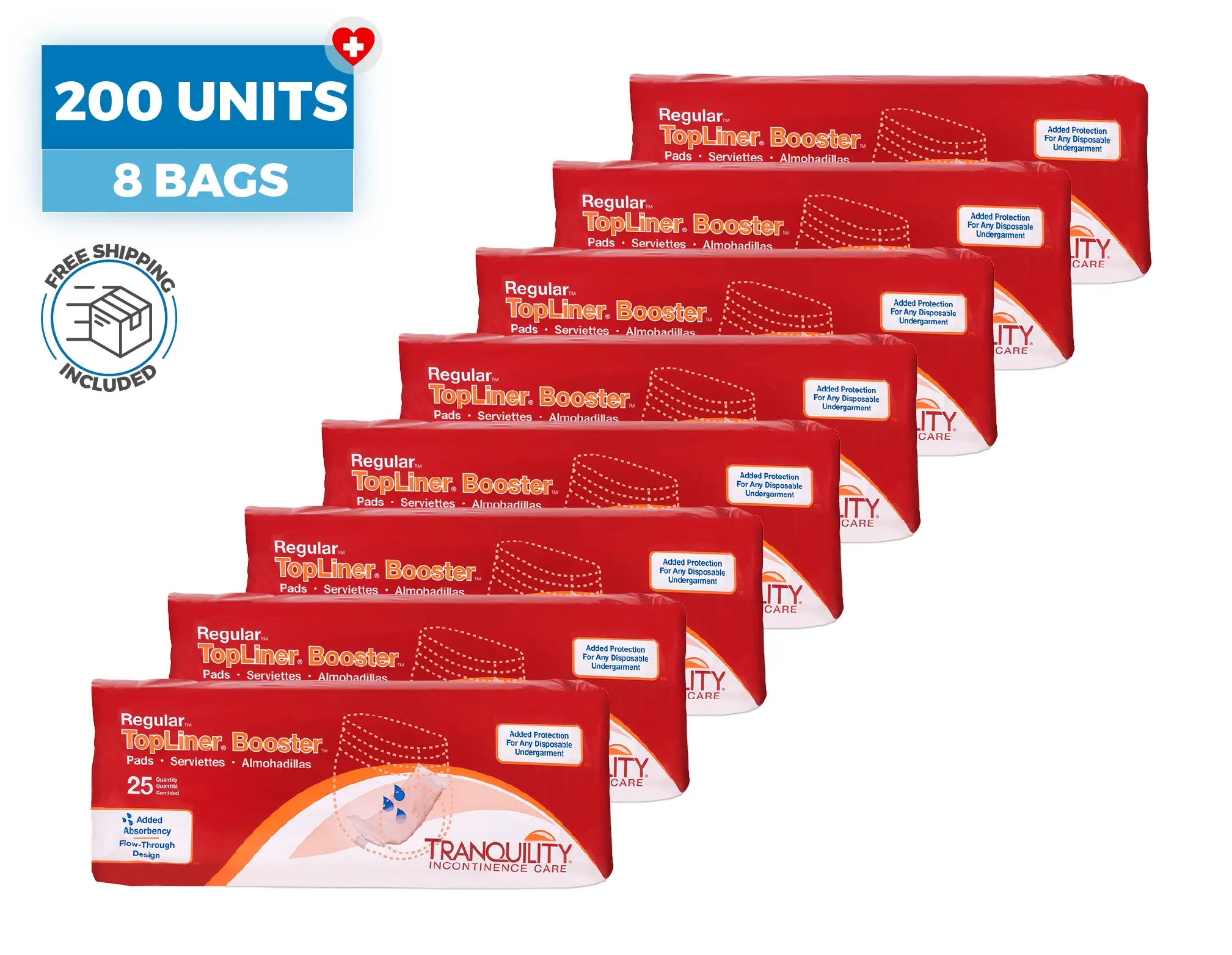 Tranquility TopLiner Booster Pads