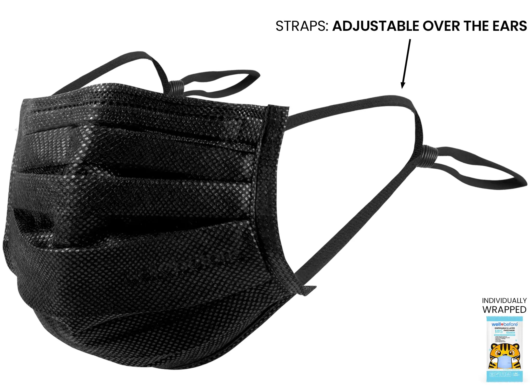 Disposable 4-Ply Kids Mask