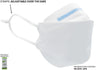 Kids KN95 3D Mask | Individually Wrapped, Elastic Ear Loops