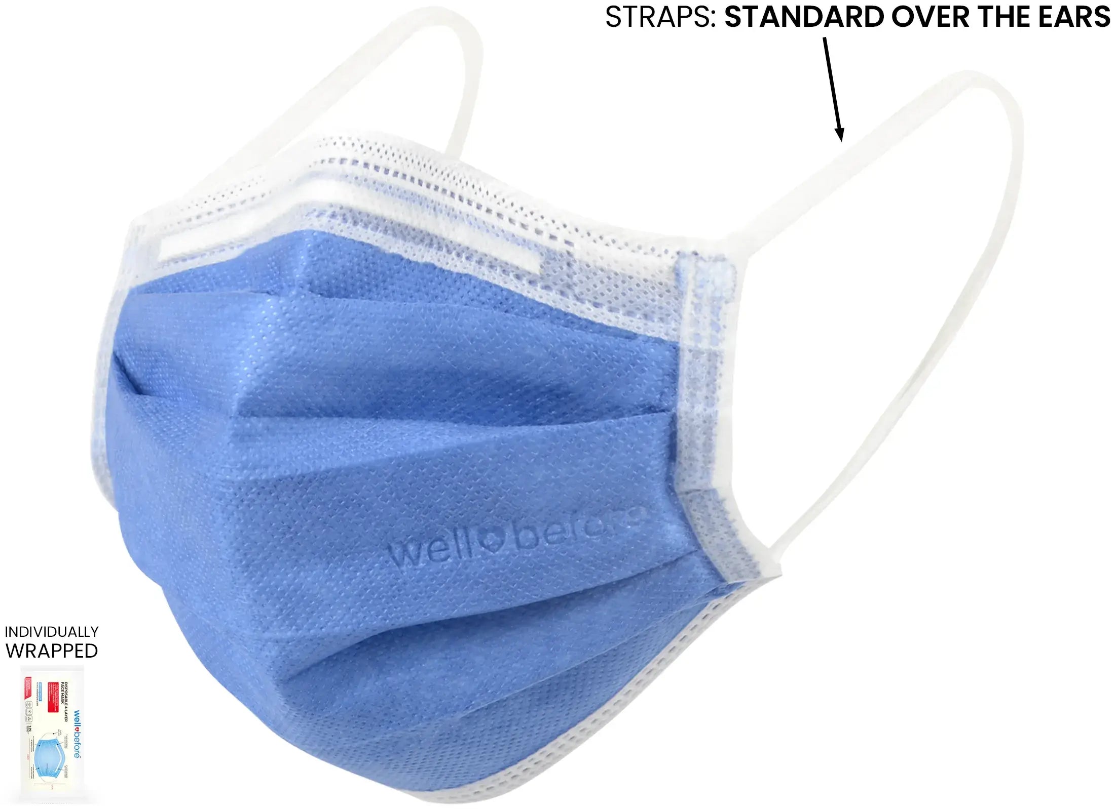 Disposable 4-Ply Mask