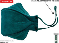 Adjustable Ear Loops / Regular / Green