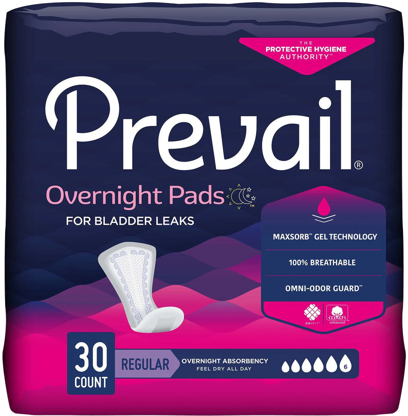 Prevail Overnight Pads transparent background