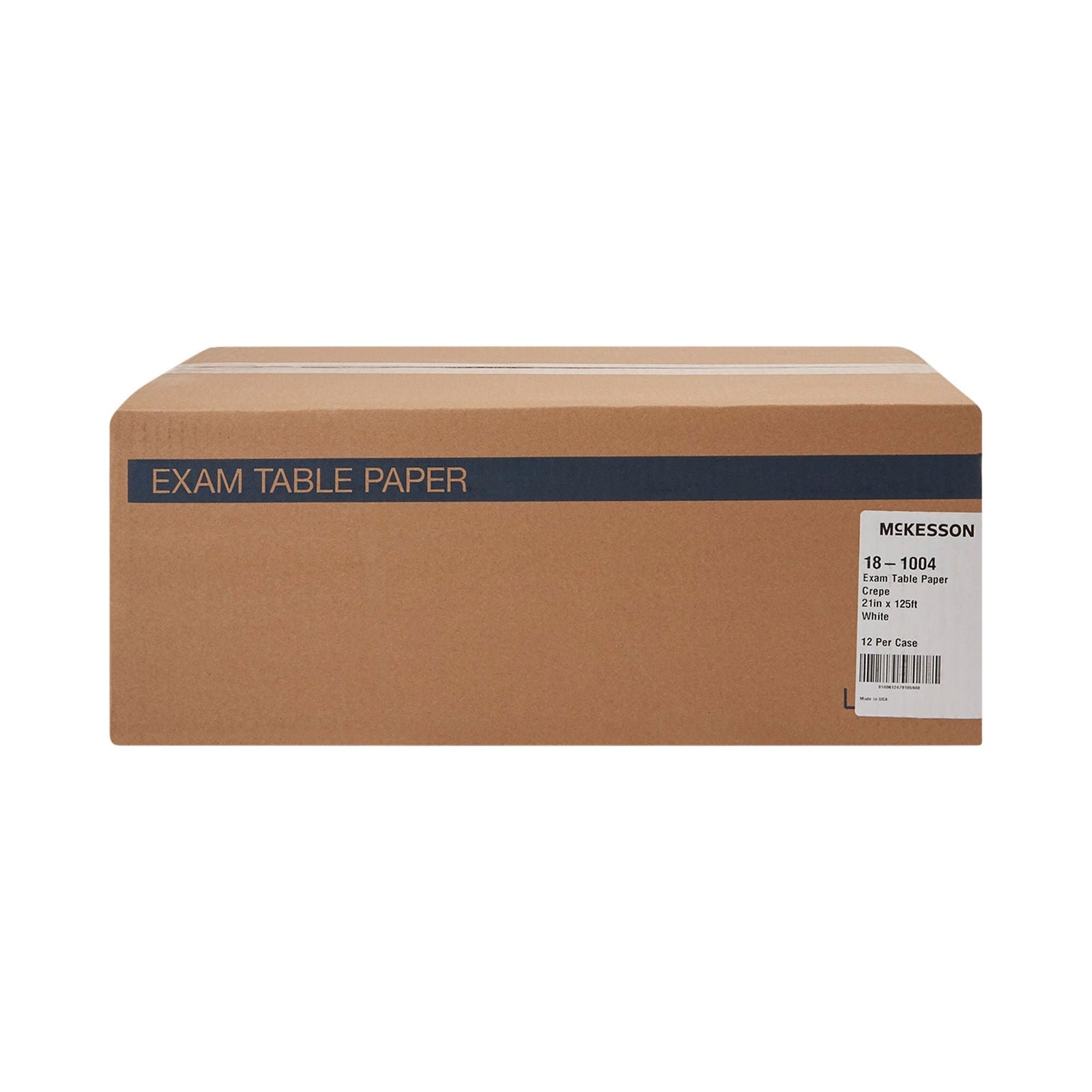 McKesson Economy White Crepe Table Paper