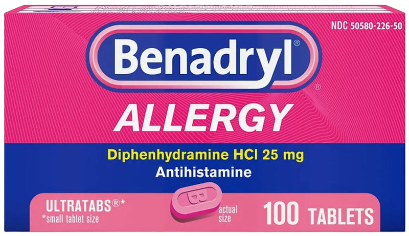 Benadryl Ultra Allergy Relief transparent background