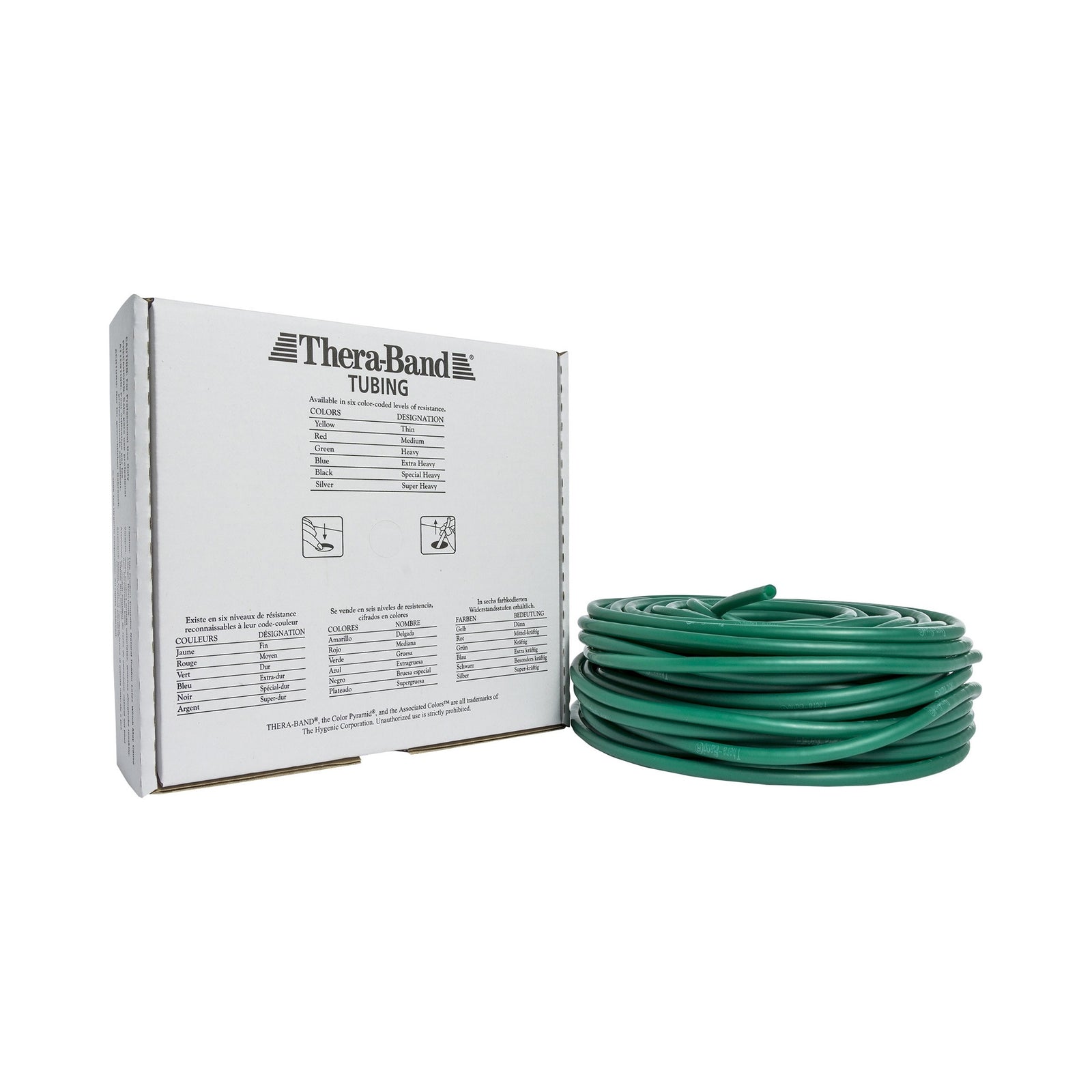 TheraBand® Exercise Resistance Tubing Green 100 Foot Medium Heavy Resistance