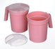 Medegen Medical Products Plus Pitcher with Lid, Rose, 28 oz